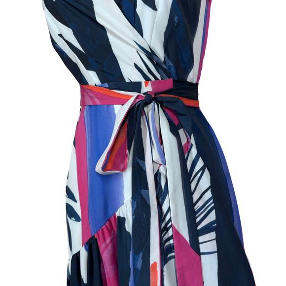 Anthropologie Hutch Botanical Print Maxi Wrap Dress Women's XS Cruise Resort - Picture 5 of 14